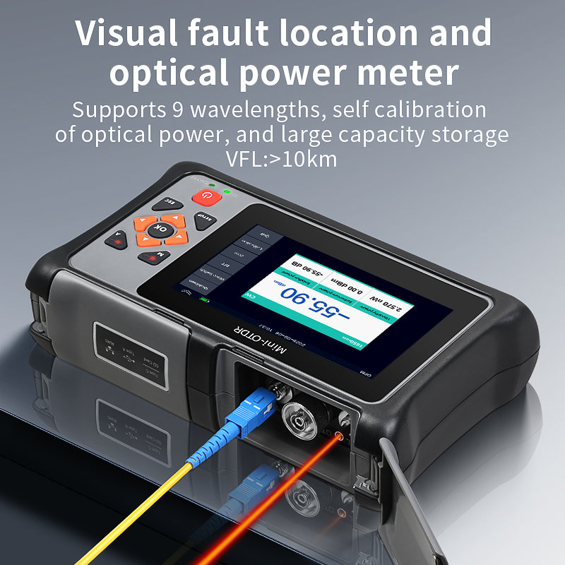 OTDR Multifuncional KP800 com  - Optical Time Domain Reflectometer Otdr 1310 1550Nm avaliação e preço