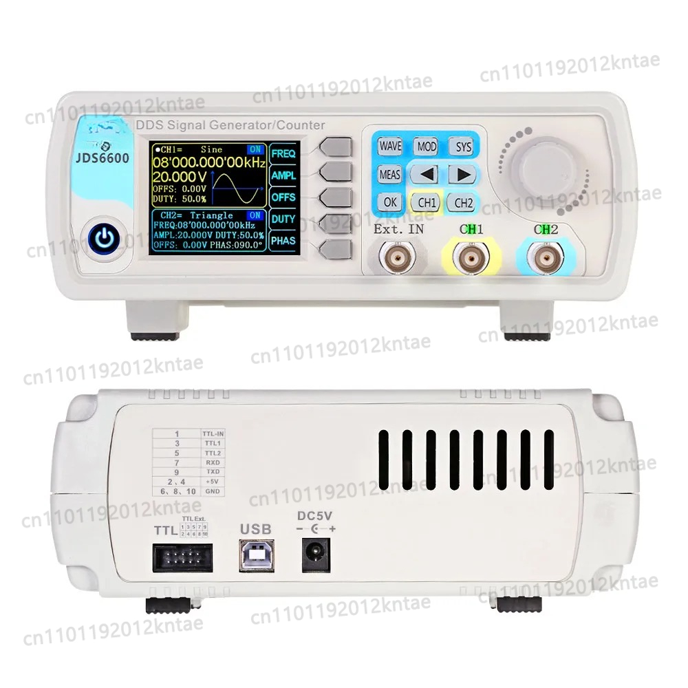 Gerador de Sinal DDS JDS6600 1 - Dual Channel Arbitrary Waveform Function Generator 60Mhz avaliação e preço